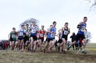 Junior men, 2018 Northern Cross Country Champs., Harewood House, Leeds. Photo: David T. Hewitson/Sports for All Pics